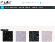 Tablet Screenshot of polyplastindustries.com